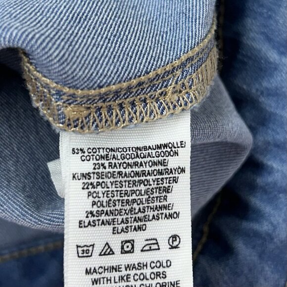 Free People Float On Flare Jeans Women’s Size 27 High Rise Bell Bottoms Hippie - Picture 7 of 7